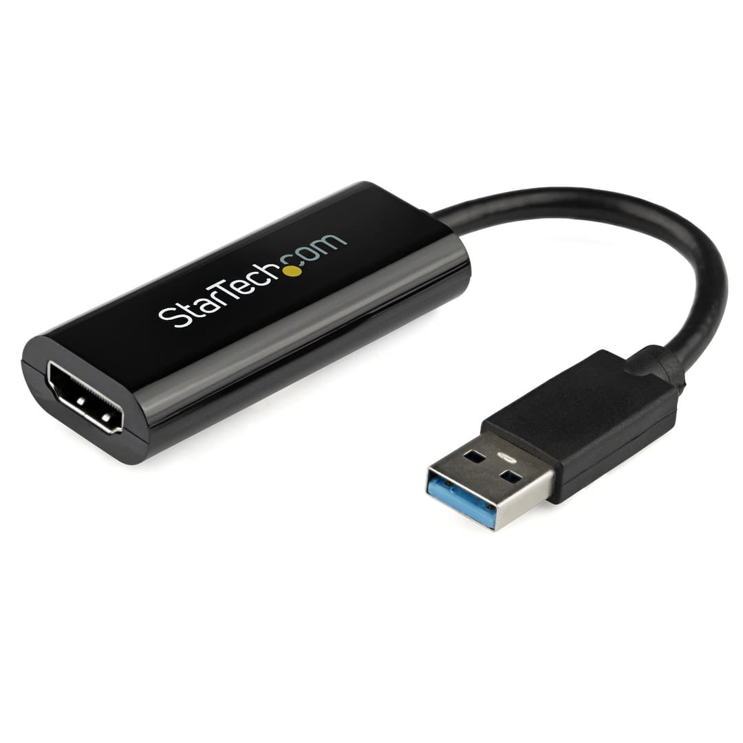 StarTech.com USB 3.0 to HDMI Adapter, USB to HDMI Monitor Converter for Windows, 1080P (no support for macOS/ChromeOS/Linux) - TAA - Image 1