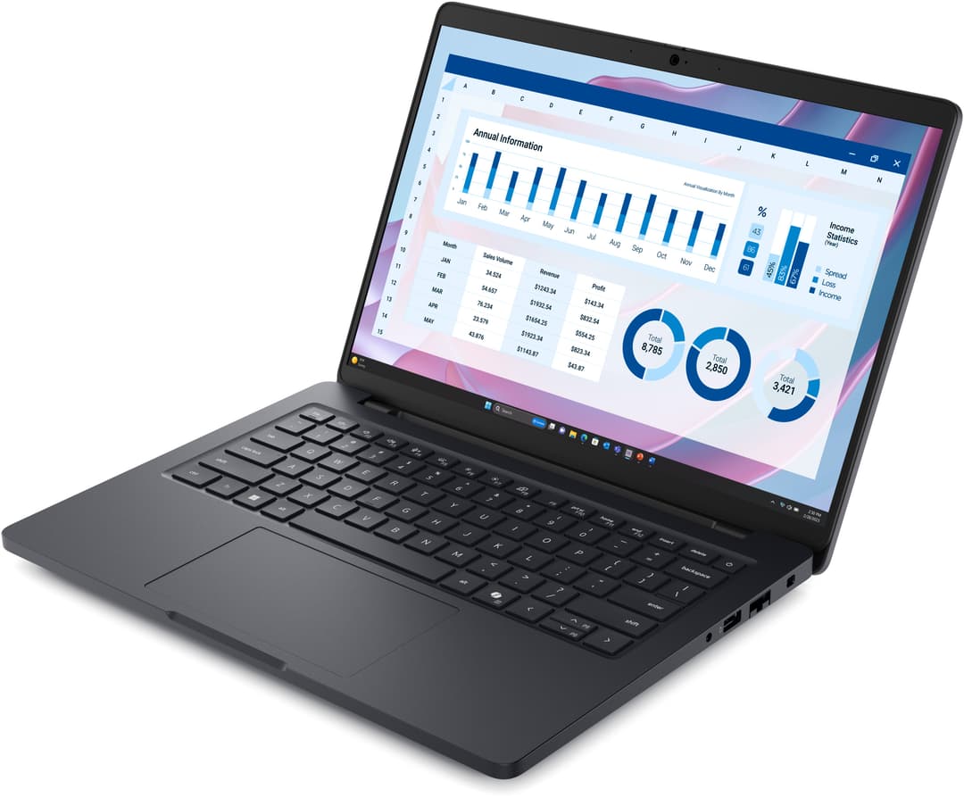 DELL Pro Max 14 MC14255 Copilot+ PC AMD Ryzen AI 7 PRO 350 Mobile workstation 35.6 cm (14") Full HD+ 16 GB LPDDR5x-SDRAM 512 GB SSD Wi-Fi 7 (802.11be) Windows 11 Pro Black UK English - Image 3