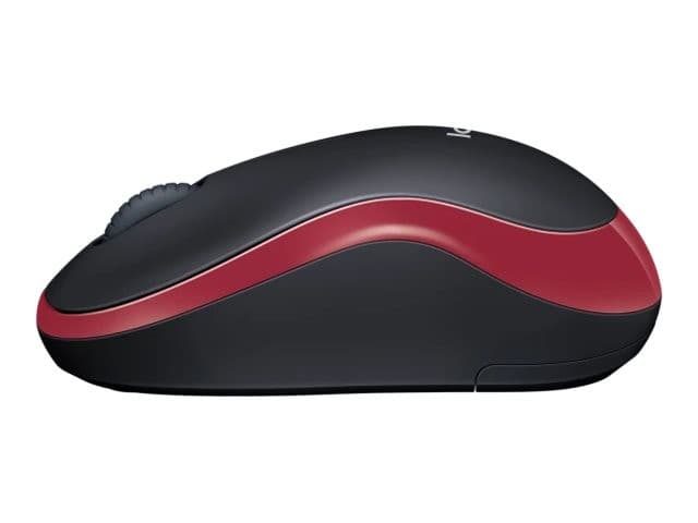 Logitech M185 Wireless Mouse Red - Image 3