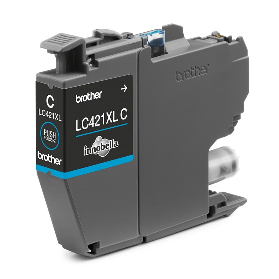 Brother LC-421XLC Original High (XL) Yield Ink Cartridge Cyan 500 Pages for DCP-J1050DW/DCP-J1140DW/MFC-J1010DW 1 pc(s) - Image 3