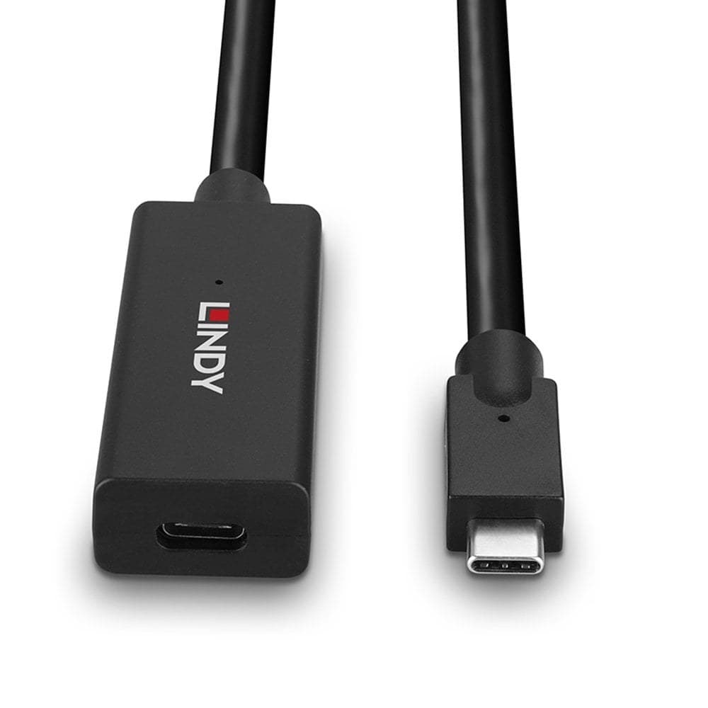 Lindy 43364 5m USB 3.2 Gen 2 (10Gbps) USB-C to USB-C Active Extension Cable - Image 4