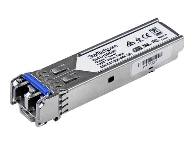 StarTech Cisco GLC-LH-SMD Compatible SFP Module 1000BASE-LX/LH 1GbE Single Mode Fiber LC 10km 1310nm DDM (GLCLHSMDST) - Image 1