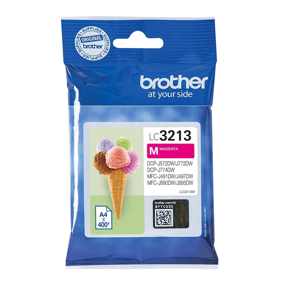 Brother LC3213 High Yield Ink Cartridge (400 Pages) - Magenta