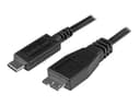 StarTech USB-C to Micro-USB Cable 0.5m Black thumbnail 1