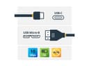 StarTech USB-C to Micro-USB Cable 0.5m Black thumbnail 5