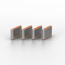 Lindy USB Type C Port Blockers (Without Key) - Pack of 10, Orange thumbnail 2