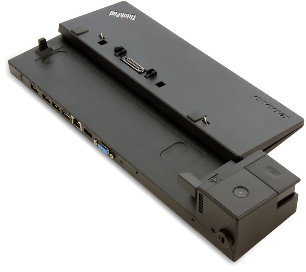 Lenovo ThinkPad Basic Dock 65W Docking Station with AC Adapter - USB 3.0, USB 2.0, Ethernet, VGA - Black - 40A00065EU