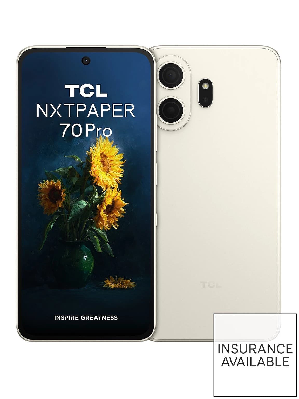 TCL NXTPAPER 70 Pro 5G 512GB 8GB RAM Dual SIM Smartphone - Gold