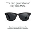 Ray-Ban Meta Wayfarer (Gen 2) Smart Glasses - Matte Black, Clear to Grey Transitions Lenses - Large thumbnail 2