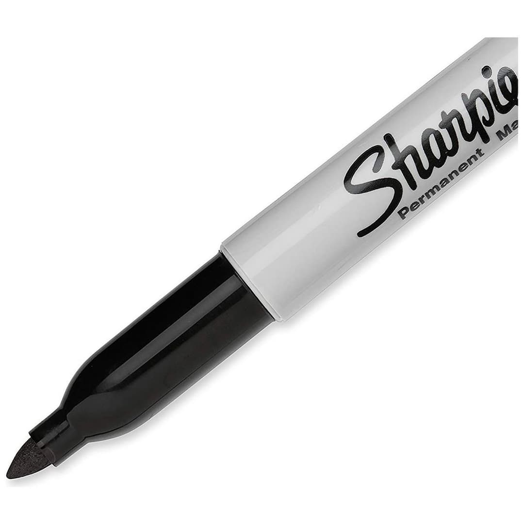 Sharpie Fine Tip Black Permanent Markers - 5 Pack - Image 3