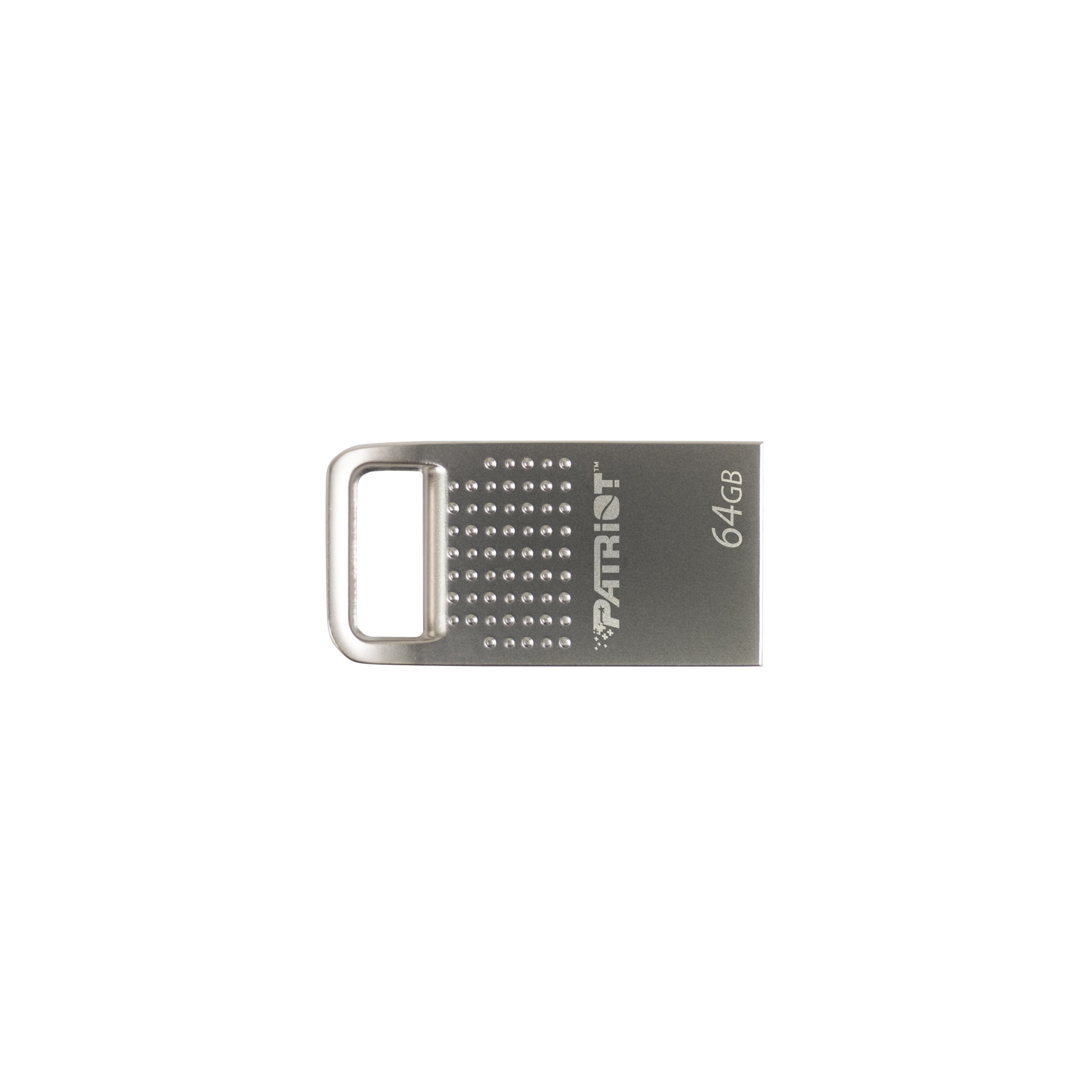Patriot Memory TAB200 64 GB USB 2.0 Type-A Flash Drive Silver