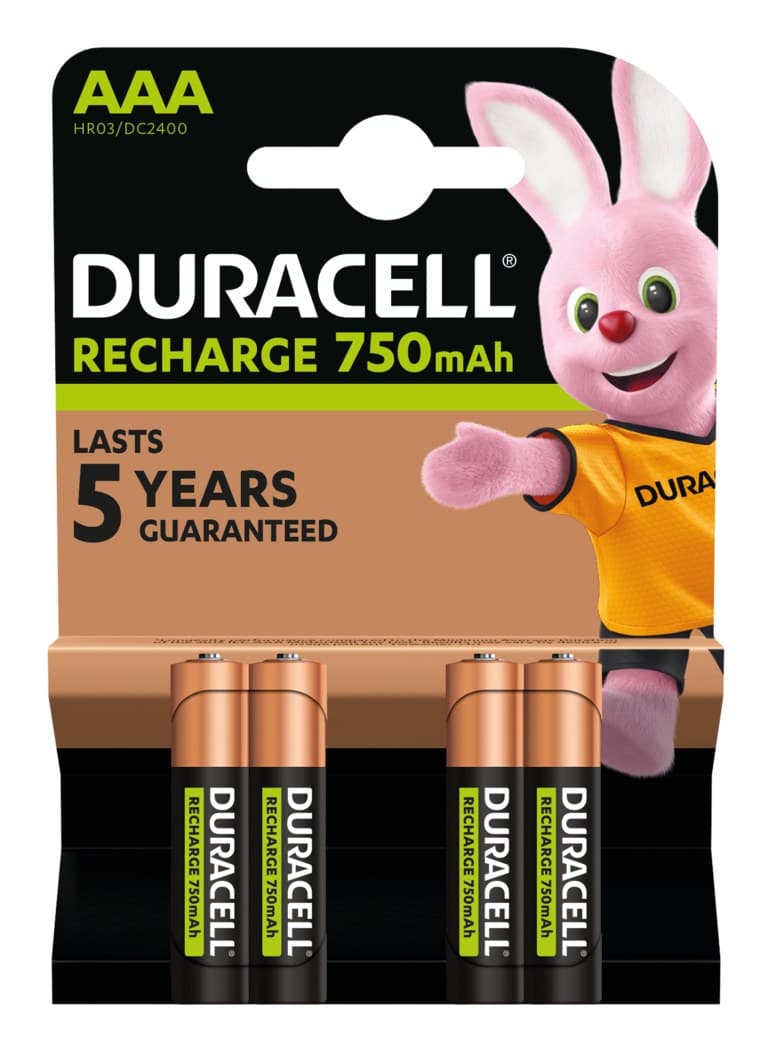 Duracell AAA (4pcs) Rechargeable battery Nickel-Metal Hydride (NiMH)