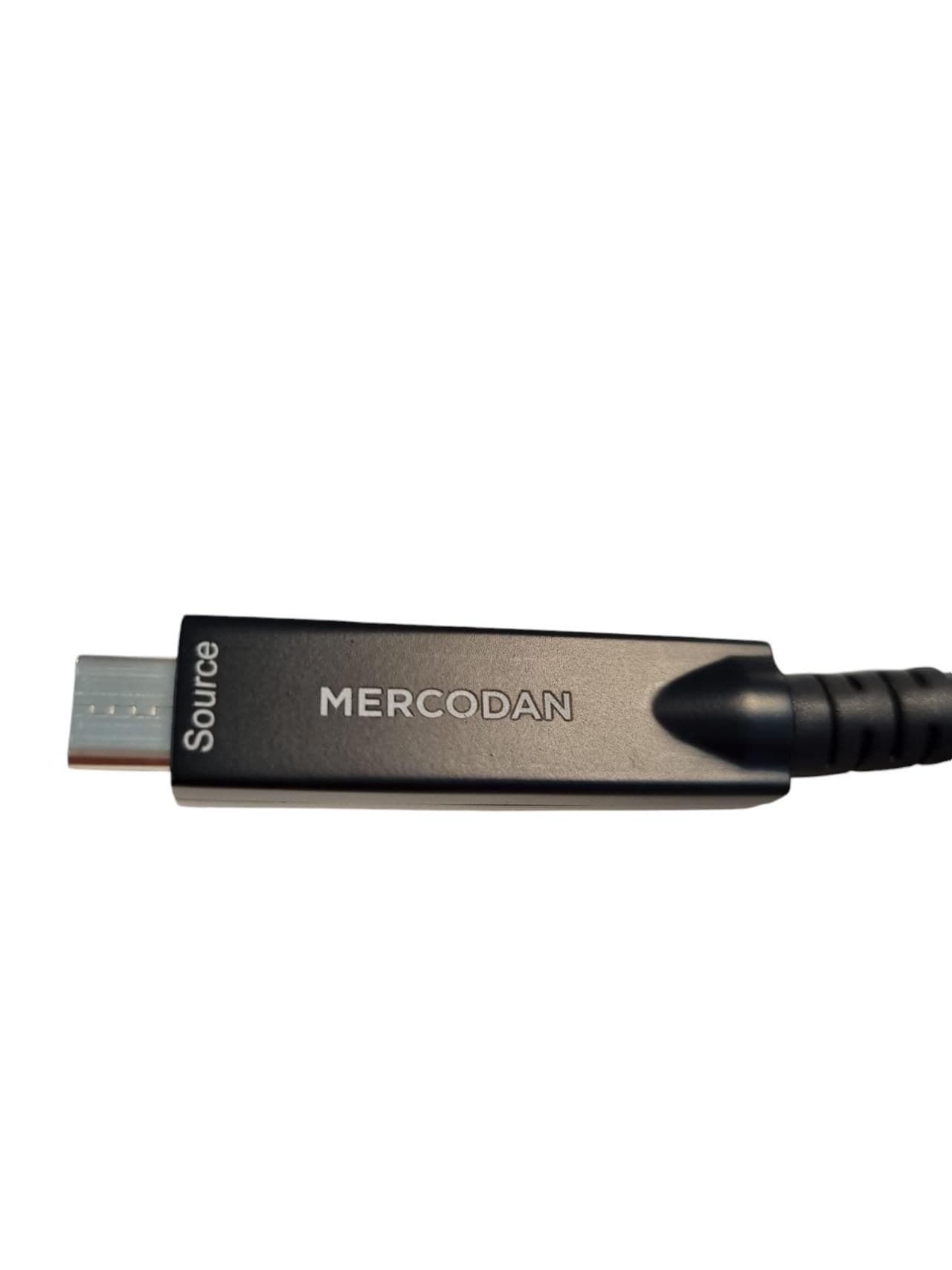 Mercodan Fiber USB-C Cable 10m - Data, TPE Jacket, USB-C Male to USB-C Male