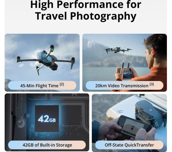 DJI Air 3S Drone with RC-N3 Remote Controller - Grey - Image 2