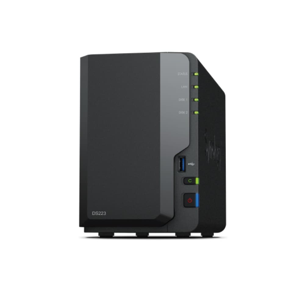 Synology DiskStation DS223 2-Bay NAS Enclosure (2GB RAM, Diskless) - Image 1