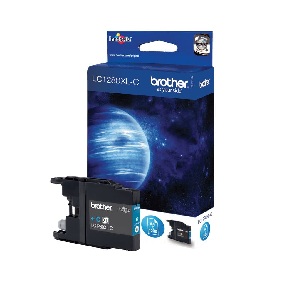 Brother LC1280XL High Yield Ink Cartridge - Cyan - Image 1