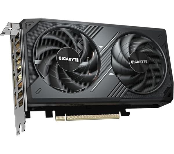 GIGABYTE GeForce RTX 5060 WINDFORCE MAX OC 8GB GDDR7 Graphics Card - 128-bit, 3 x DisplayPort 2.1b, 1 x HDMI 2.1b, Black, GV-N5060WF2MAX OC-8GD - Image 1