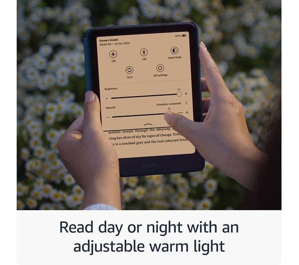 Amazon Kindle Paperwhite (newest gen) – Our fastest Kindle ever, with new glare-free display and weeks of battery life – 16 GB – With Ads - Jade - Image 7