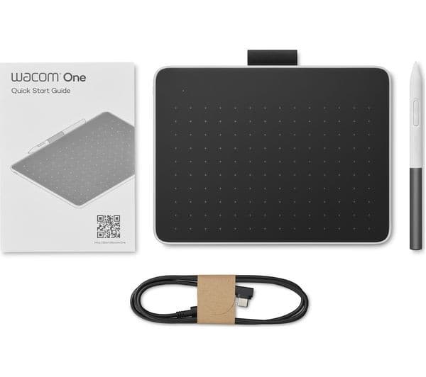 Wacom One CTC4110WLW1B Graphics Tablet - Small, White - Image 2