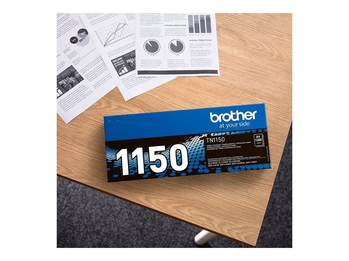 Brother TN1150 Original Black Toner Cartridge - 1,000 Pages