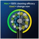 Oral-B Pro Cross Action Toothbrush Heads Black - 8 Pack thumbnail 5