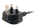 C2G 88516 Universal Power Cord 5m BS 1363 to IEC 60320 C13 Black thumbnail 4