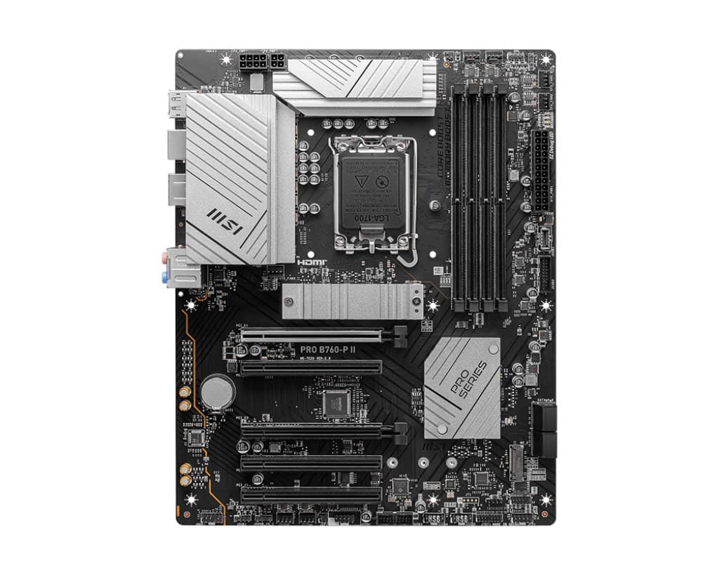 MSI PRO B760-P II DDR5 motherboard Intel B760 LGA 1700 ATX - Image 1
