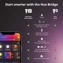Philips Hue Resonate White and Colour Ambiance LED Smart Outdoor Wall Light - Black thumbnail 5