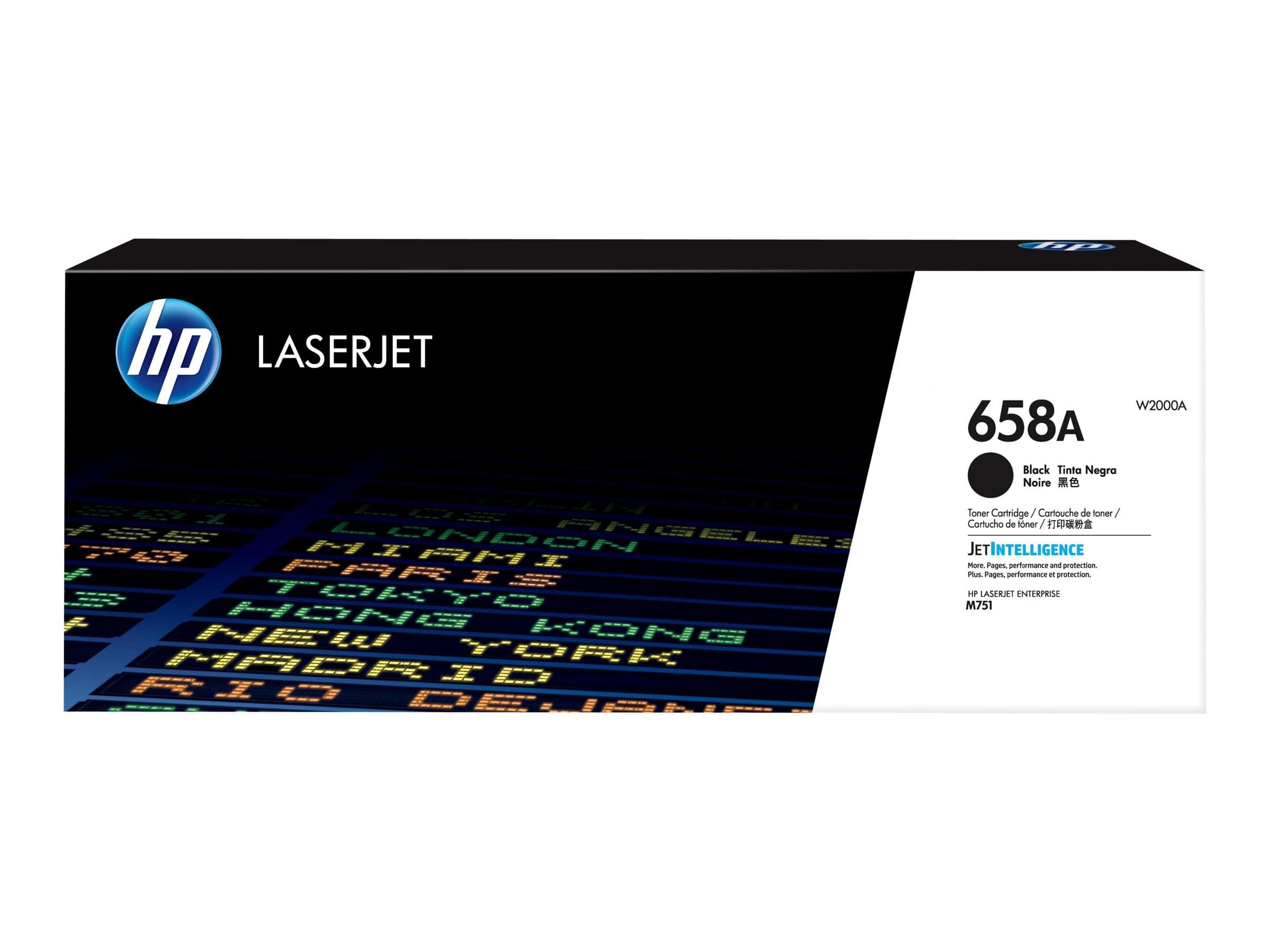 HP 658A Original LaserJet Toner Cartridge - Black (W2000A)