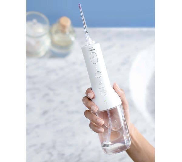PHILIPS Sonicare 3000 Series HX3826/31 Cordless Power Flosser - White - Image 3