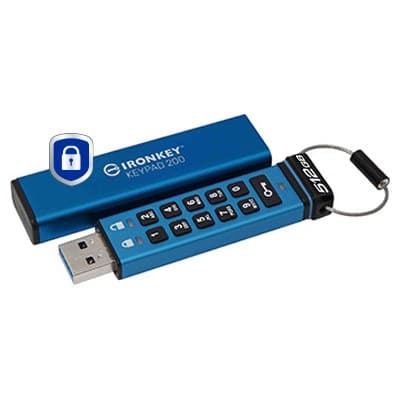 Kingston Technology IronKey 512GB USB-A Keypad 200, FIPS 140-3 Lvl 3 AES-256 Encrypted - Image 2