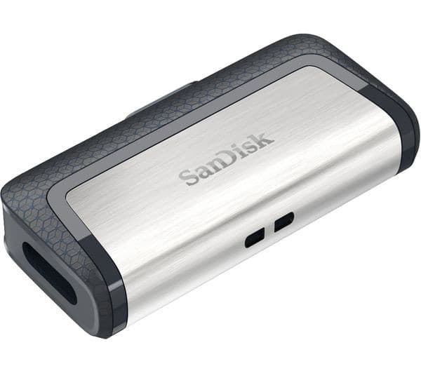 SANDISK Ultra USB Type-C & USB 3.1 Dual Memory Stick - 64 GB, Silver