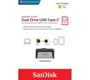SANDISK Ultra USB Type-C & USB 3.1 Dual Memory Stick - 64 GB, Silver thumbnail 3