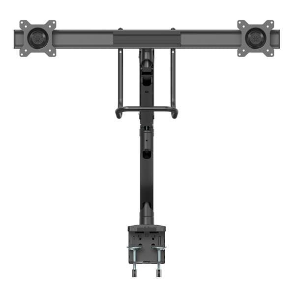 StarTech.com Desk Mount Dual Monitor Arm - Ergonomic Dual Monitor VESA Mount 32" (17.6lb) Displays - Crossbar Handle for Synchronized Full Motion - Height Adjustable - C-Clamp/Grommet - Image 3