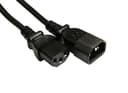 Scan 5m Kettle Lead Extension C13 to C14 Power Cable/Connector Black thumbnail 1
