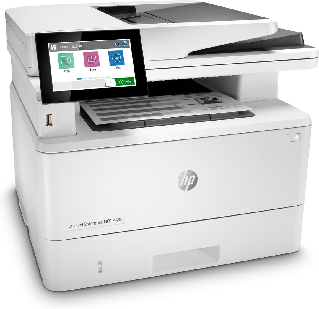HP LaserJet Enterprise MFP M430f A4 Mono Multifunction Laser Printer - Image 3