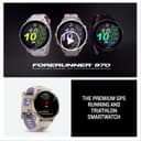 Garmin Forerunner 970 47mm Premium GPS Running & Triathlon Smartwatch AMOLED Sapphire - Soft Gold thumbnail 8