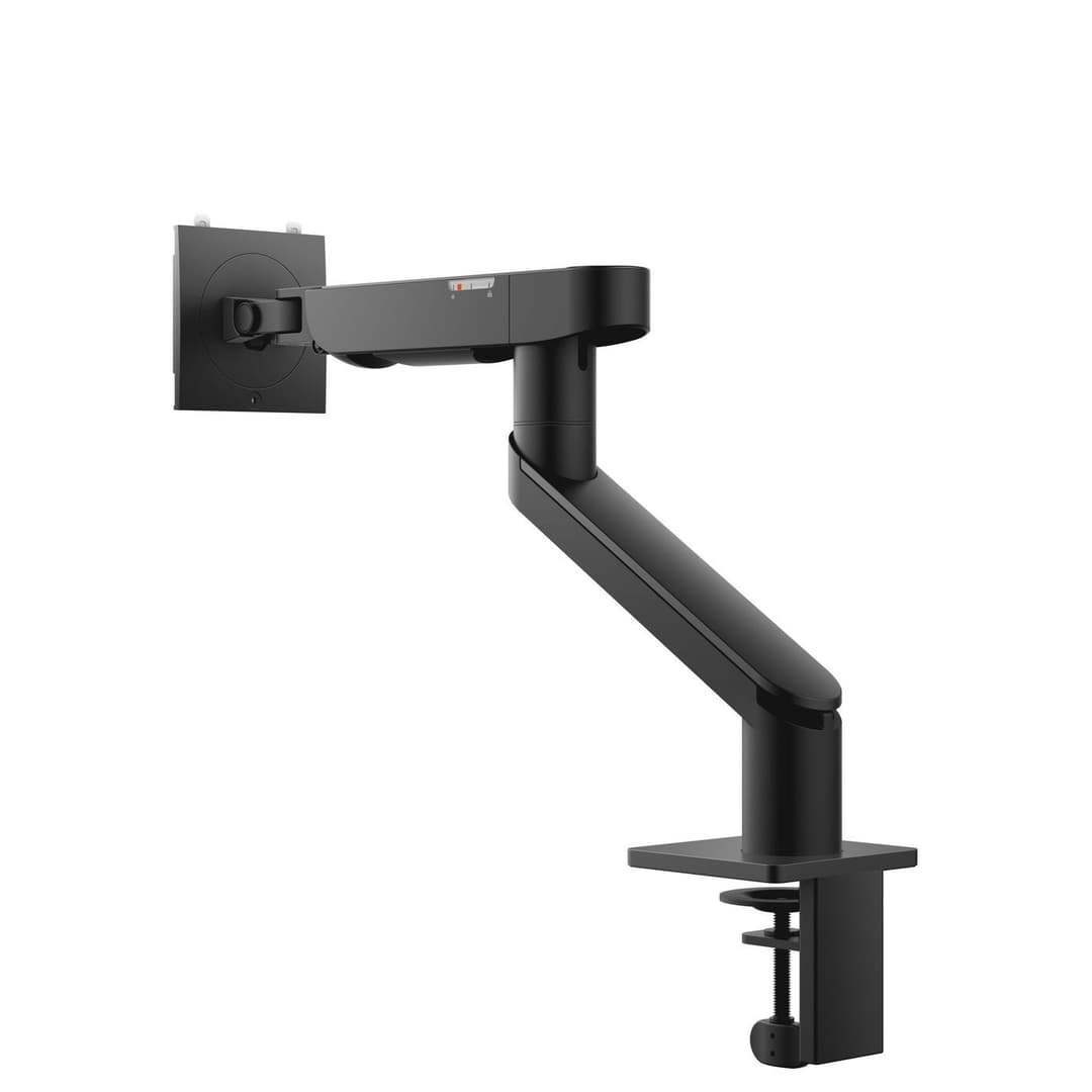 Dell MSA20 Single Monitor Arm, 19" to 38" Screens, 10 kg Max Load, VESA 75x75/100x100, Black - Image 1