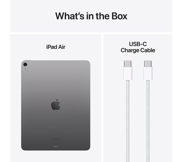 Apple iPad Air 13-inch M2 128GB Wi-Fi + Cellular - Space Grey - Image 5