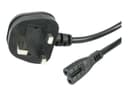 StarTech.com PXTNB2SUK1M UK Laptop Power Cable BS 1363 to C7 Figure of 8 1m Black thumbnail 3