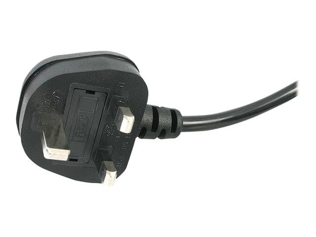 StarTech.com PXTNB2SUK1M UK Laptop Power Cable BS 1363 to C7 Figure of 8 1m Black - Image 4