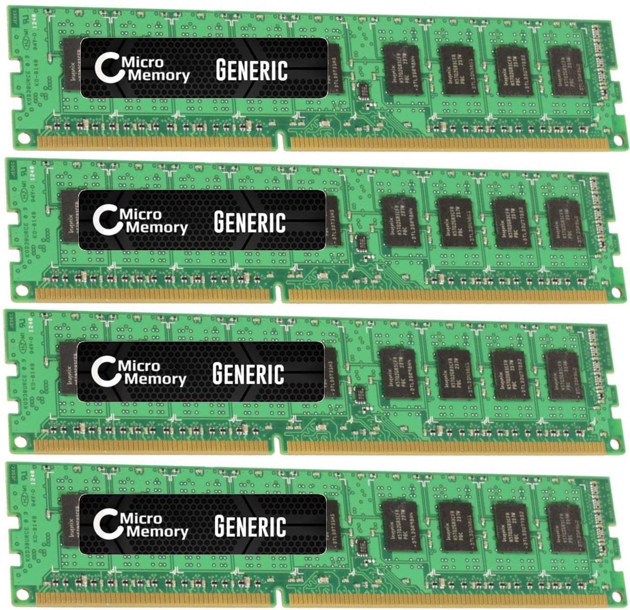 CoreParts 32GB (4x8GB Kit) DDR3 1600MHz PC3-12800 240-pin DIMM Memory Module Kit for HP (MMH3818/32GB)