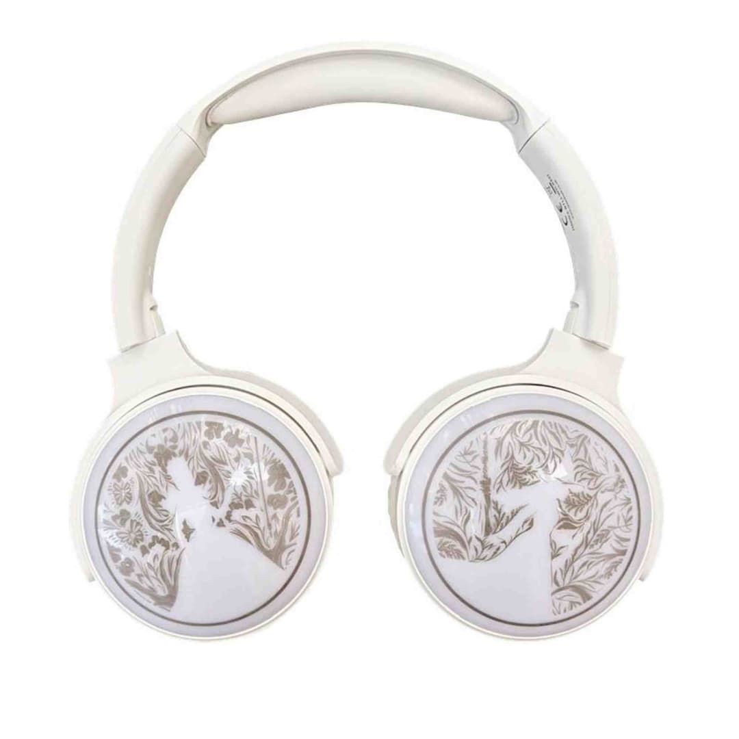 LAZERBUILT Wicked Light-Up Bluetooth On-Ear Headphones - White - Image 2