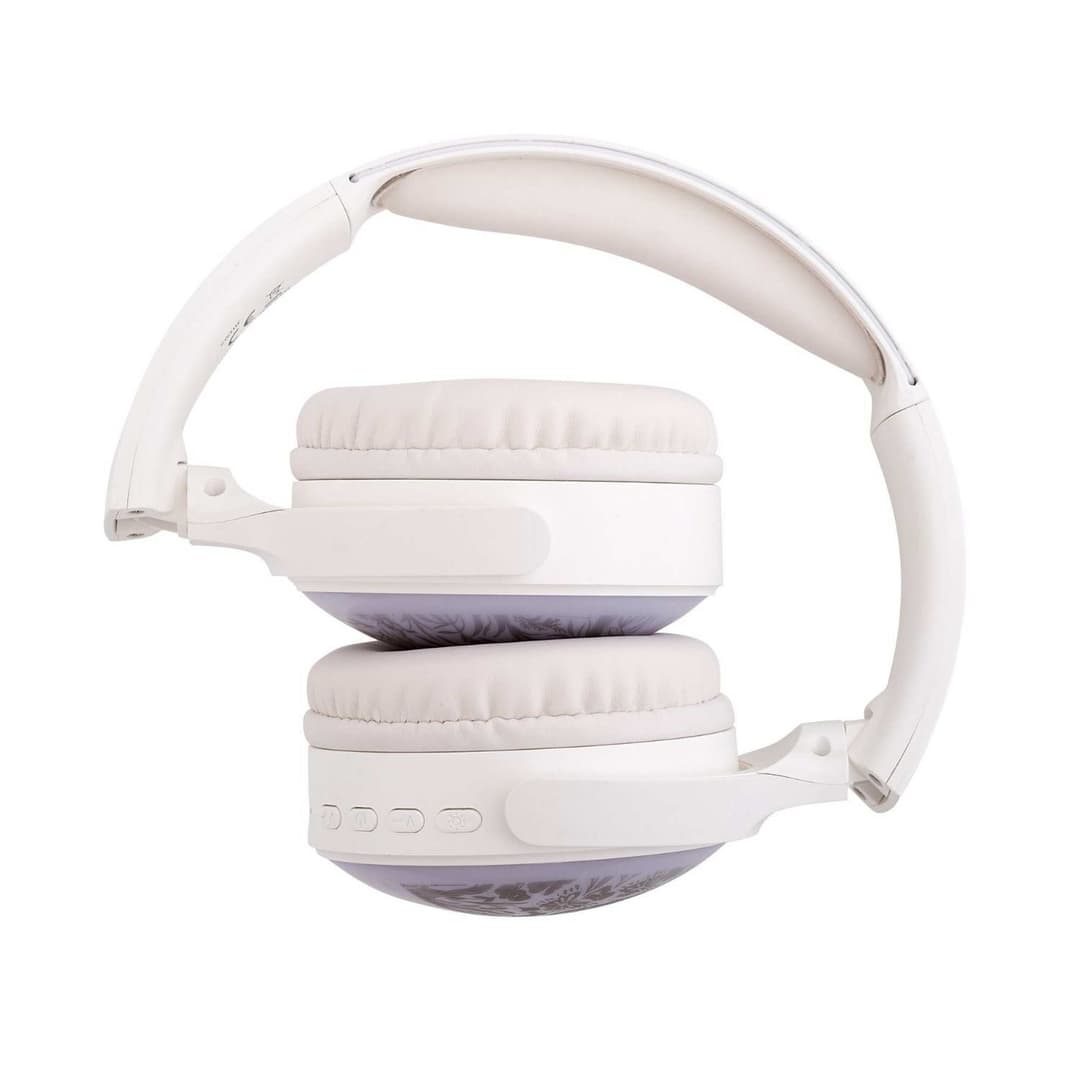 LAZERBUILT Wicked Light-Up Bluetooth On-Ear Headphones - White - Image 5