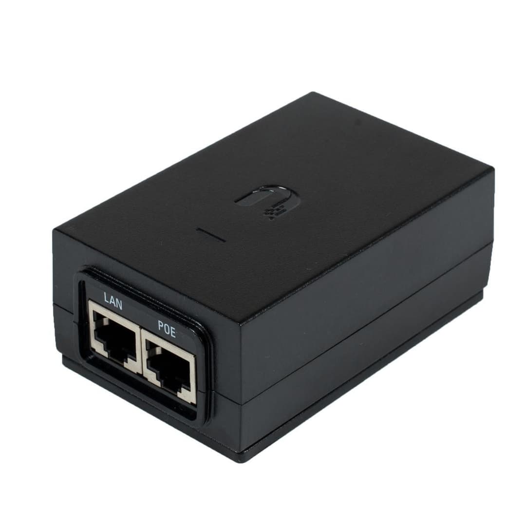 Ubiquiti POE-48-24W 48V 24W PoE Injector Power Adapter - Black - Image 1