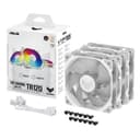 ASUS TUF Gaming TR120 ARGB 120mm PWM Case Fan White - 3-Pack thumbnail 1