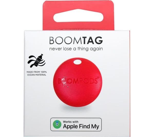 Boompods Boomtag Item Finder - Works with Apple Find My - Red - Image 3