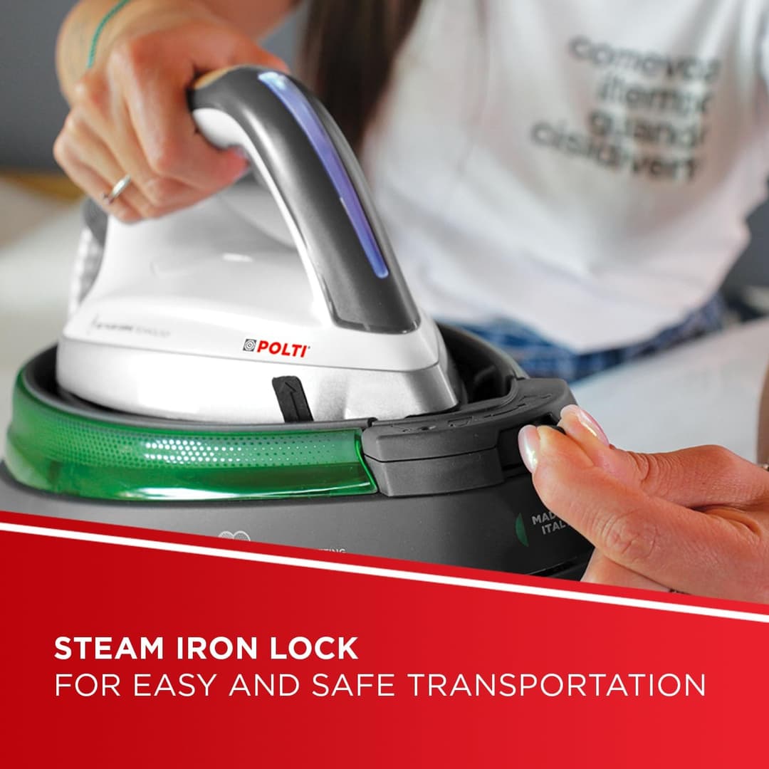 Polti La Vaporella XT90C Steam Generator Iron - Green/Grey - Image 7