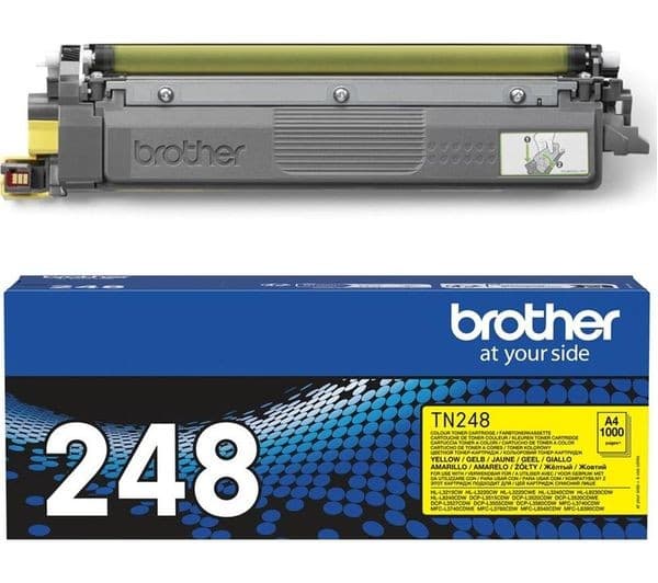 Brother TN-248Y Original Yellow Toner Cartridge - 1,000 Pages - Image 2