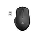 HP 285 Silent Wireless Mouse - 3 Buttons, Wheel Scrolling, Ambidextrous, Optical, Black thumbnail 1